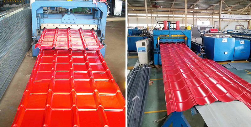Folha de telhado galvanizada 1025mm Folha de telhado galvanizada 1025mm